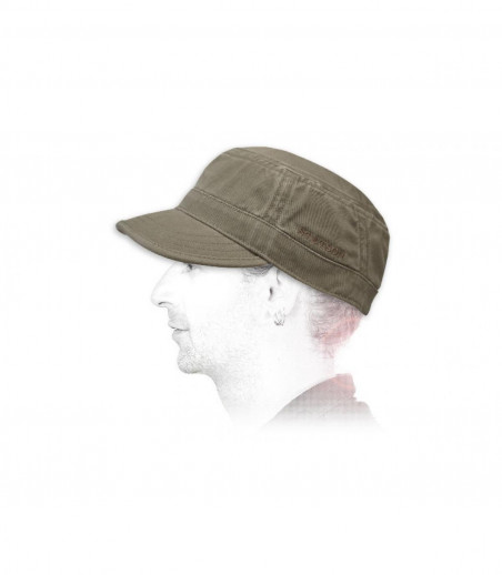 Basic khaki army cap